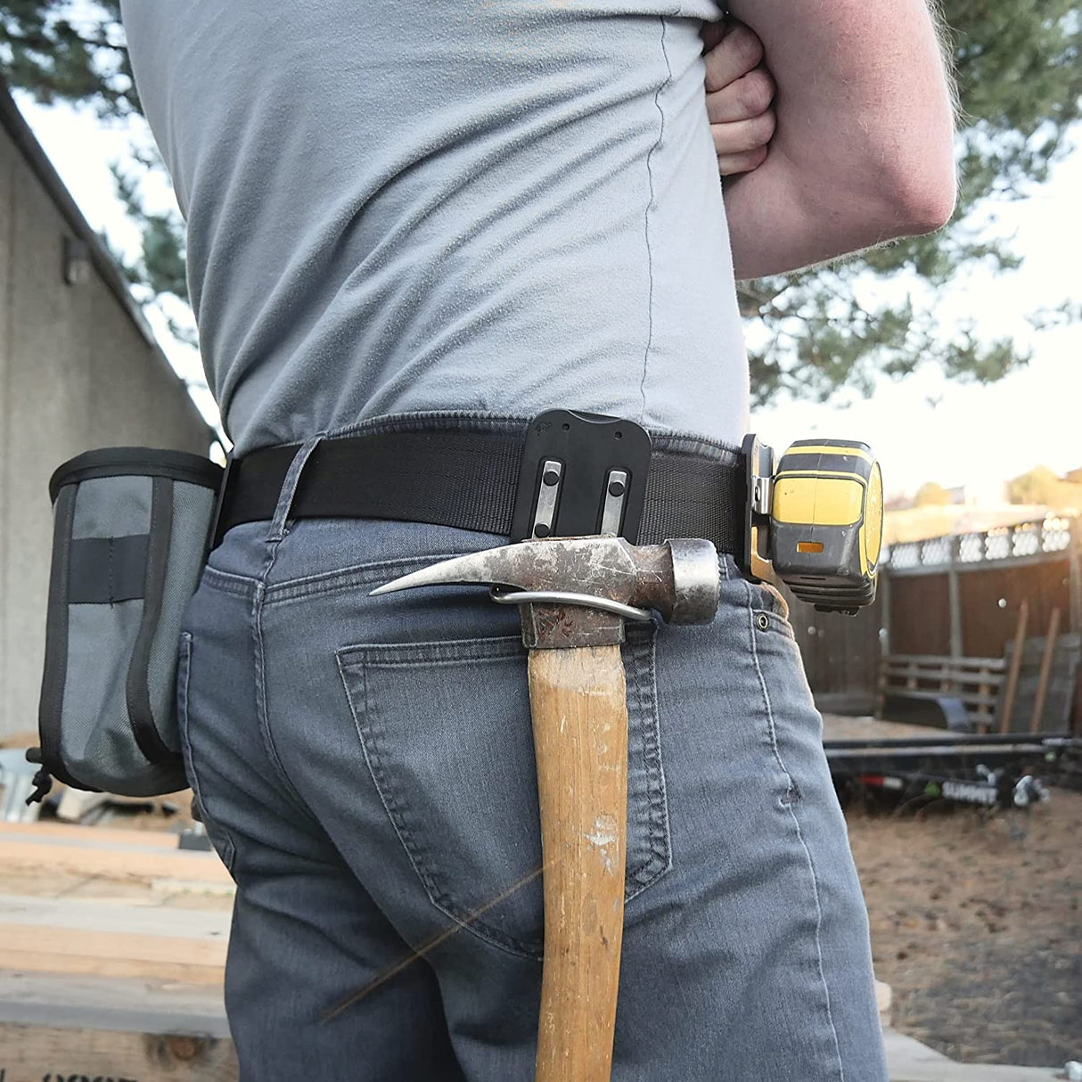 Holstery HammerMaster Pro - Clip - On Hammer Loop Holder - With Metal Belt Clip - HLSTR/HAMMER-PRO - Holstery - Trade Counter Direct