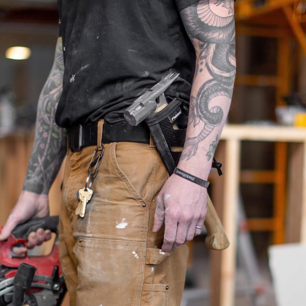 Holstery Jolly Roger Clip - On Hammer and Tool Holster - Left hand Side - HLSTR/JOLLY-L - Holstery - Trade Counter Direct