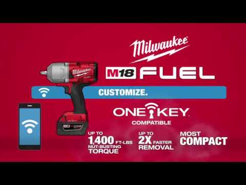 Milwaukee M18ONEFHIWF12-0 FUEL One Key 1/2" Impact Wrench Bare Unit - One Key Impact Wrench