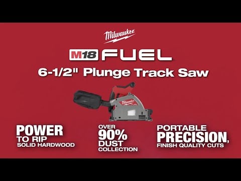 Milwaukee M18FPS55-0P M18 Fuel 55mm Plunge Saw, & Packout Case, Guide Rail Compatible