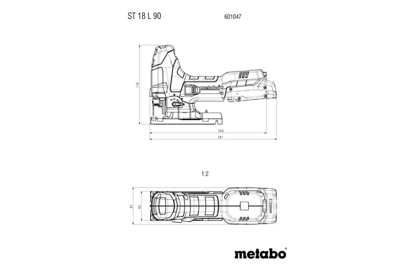 Metabo ST 18 L 90 (601047840) 18V Cordless Jigsaw - Body Only product image 6
