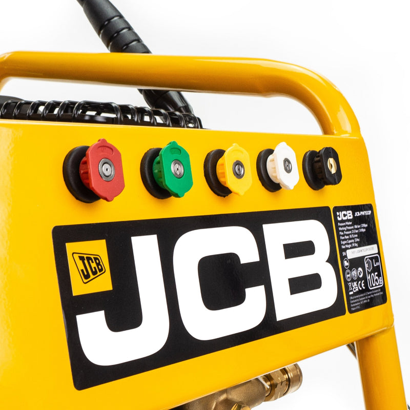 JCB 224CC 3100PSI Petrol Pressure Washer AR Triplex Pump - JCB-PW7532P - Hyundai - Trade Counter Direct