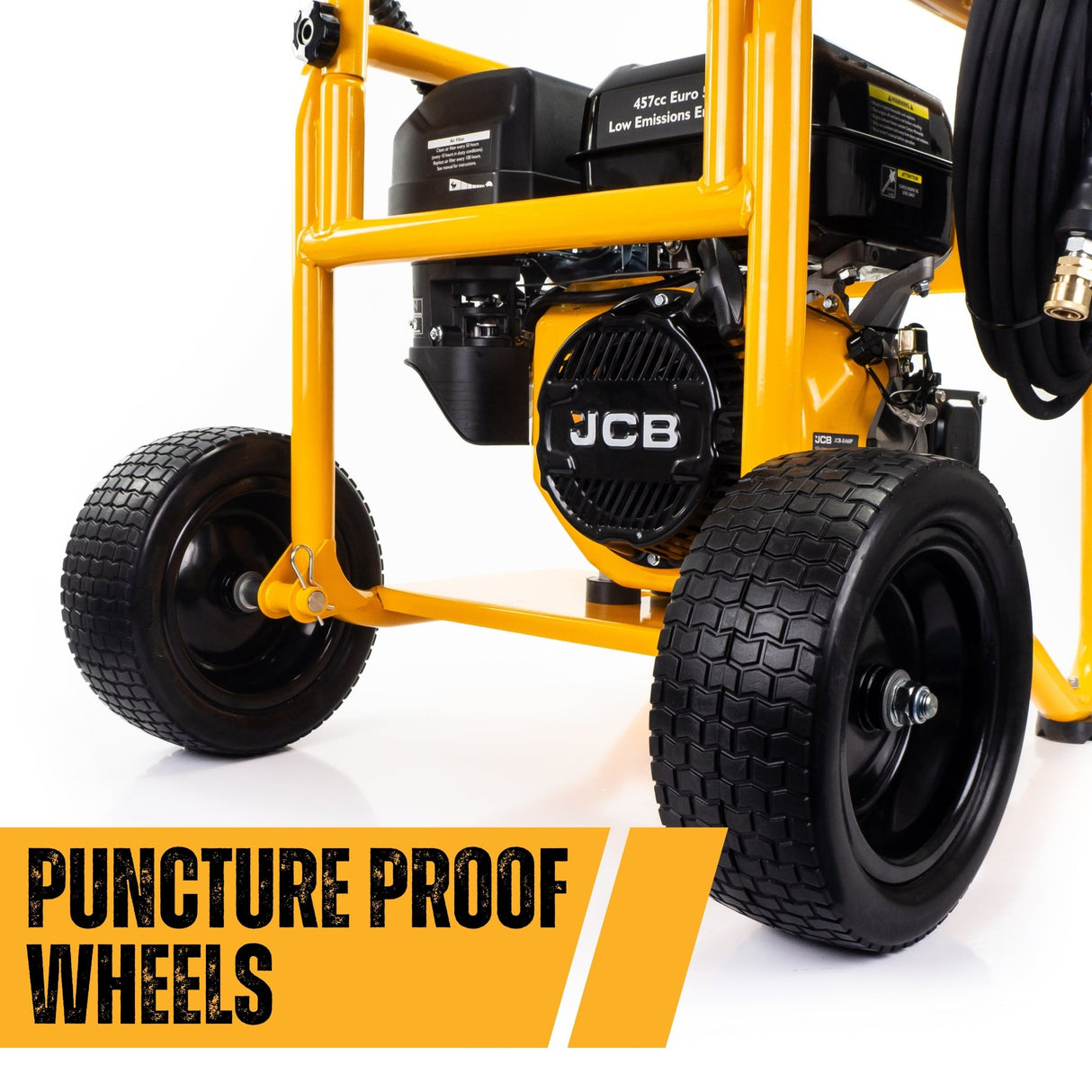 JCB 457CC 4000PSI Petrol Pressure Washer AR Triplex Pump - JCB-PW15040P - Hyundai - Trade Counter Direct