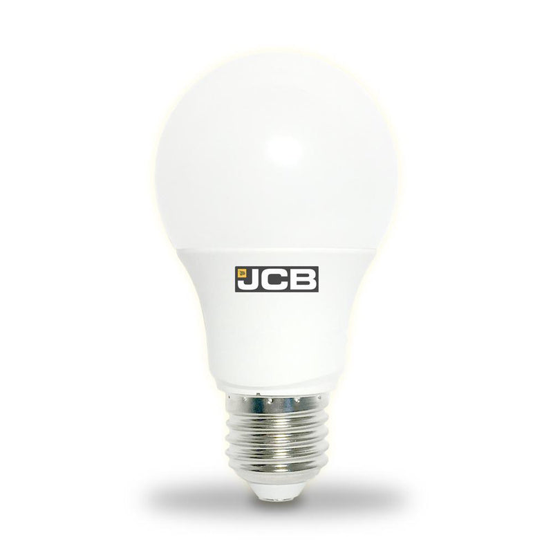 JCB 9W - 60W LED GLS ES/E27 Warm White Light Bulb (Dimmable Available) - S10993 - JCB - Trade Counter Direct
