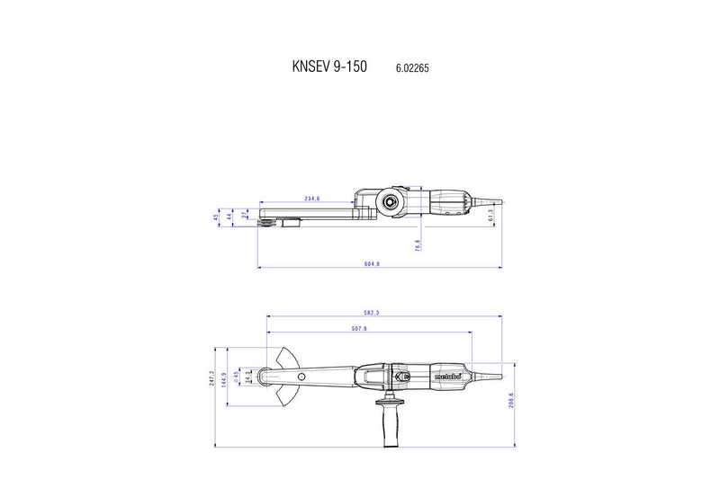Metabo KNSE 9-150 Set (602265500) 240V Fillet Weld Grinder product image 2