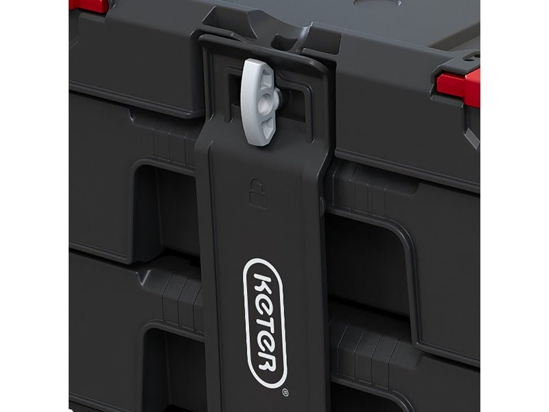 Keter Stack N Roll 2 - Drawer Unit - Durable, Customizable Storage with Full Drawer Opening - KETSNR2DU - Keter Plastics UK - Trade Counter Direct