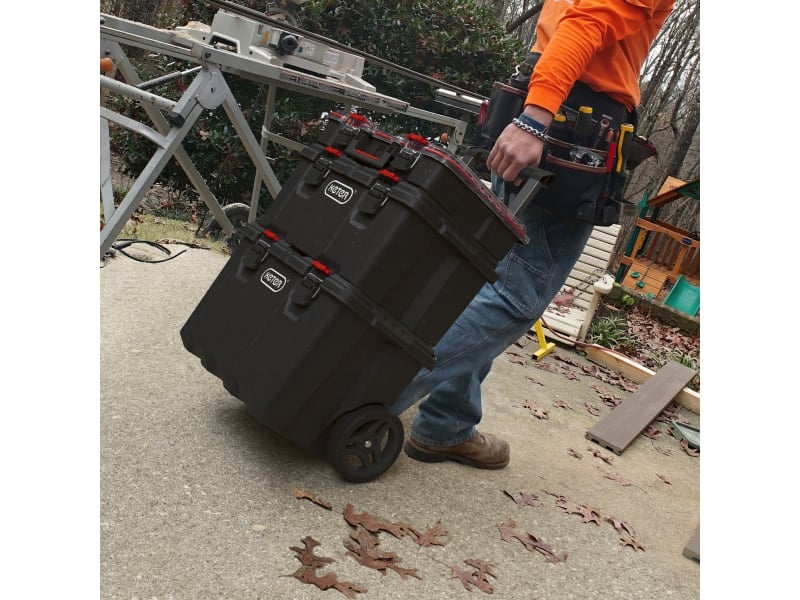 Keter Stack N Roll Cart - Durable Rolling Base with 7in Wheels for Stack N Roll System - KETSNRCART - Keter Plastics UK - Trade Counter Direct