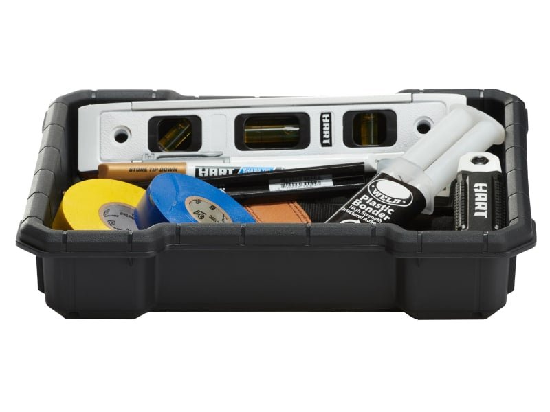 Keter Stack N Roll Tool Box - Heavy - Duty, Deep Compartment with Cross - System Tray - KETSNRTB - Keter Plastics UK - Trade Counter Direct