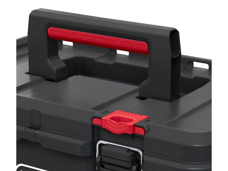 Keter Stack N Roll Tool Box - Heavy - Duty, Deep Compartment with Cross - System Tray - KETSNRTB - Keter Plastics UK - Trade Counter Direct