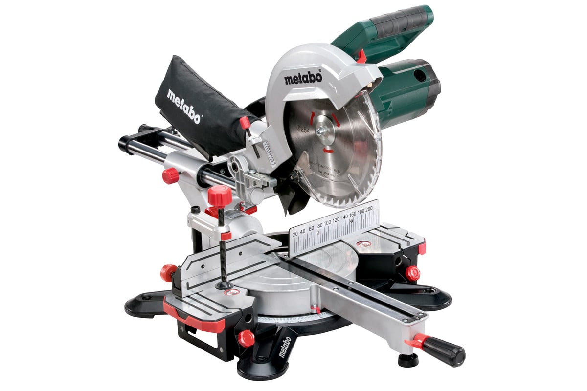 Metabo KGS254M-240v 254mm Dia Sliding Compound Mitre Saw - 240V