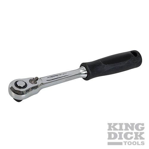 King Dick Reversible Ratchet SD 60 Teeth 3/8" - RPSS206 - RPSS206 - King Dick - Trade Counter Direct