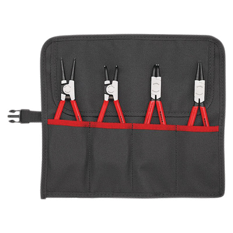 KNIPEX 00 19 56 Circlip Pliers Set, 4 Piece - DR-76797 - KNIPEX - Trade Counter Direct