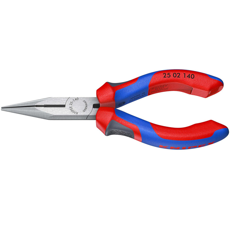 KNIPEX 25 02 140 SB Long Nose Pliers, 140mm - DR-49171 - KNIPEX - Trade Counter Direct