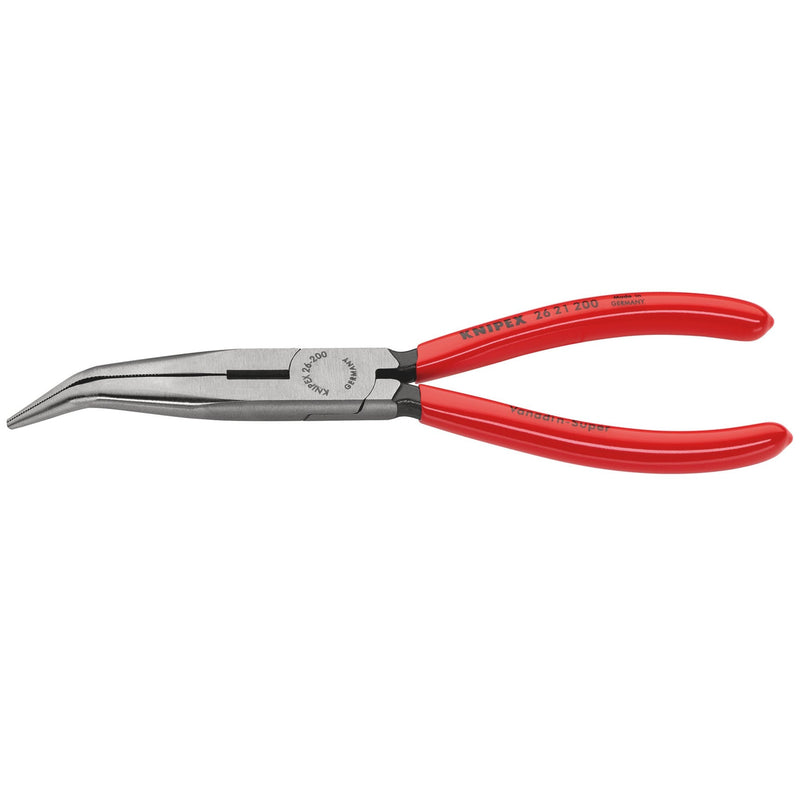 KNIPEX 26 21 200 SB Snipe Nose Side Cutting Pliers, 200mm - DR-55598 - KNIPEX - Trade Counter Direct