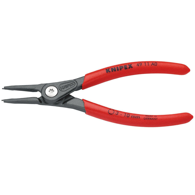 KNIPEX 49 11 A0 SB Precision Circlip Pliers For External Circlips On Shafts, 140mm - DR-75088 - KNIPEX - Trade Counter Direct