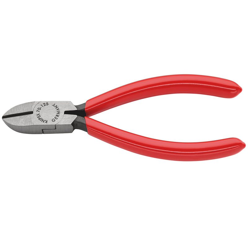KNIPEX 70 01 125 Diagonal Cutter, 125mm - DR-55449 - KNIPEX - Trade Counter Direct