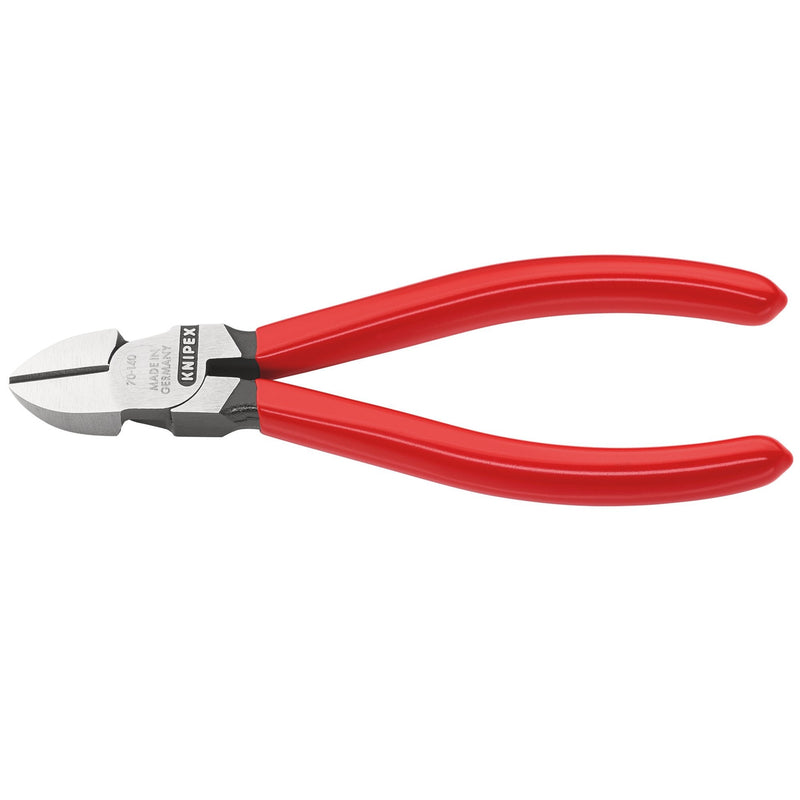 KNIPEX 70 01 140 Diagonal Cutter, 140mm - DR-55457 - KNIPEX - Trade Counter Direct
