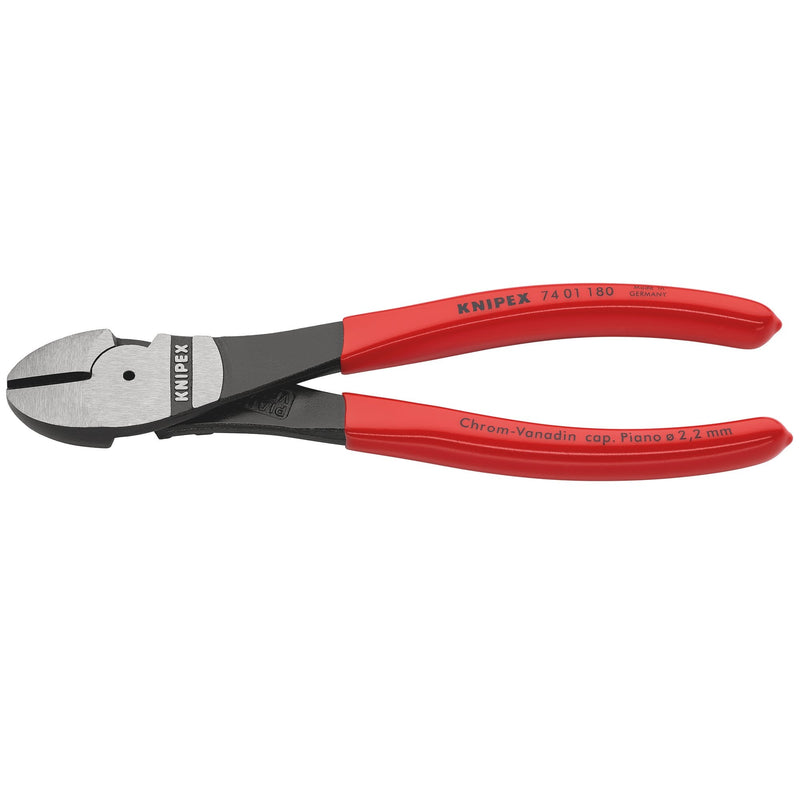 KNIPEX 74 01 180 SBE High Leverage Diagonal Cutter, 180mm - DR-83888 - KNIPEX - Trade Counter Direct