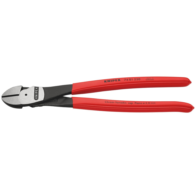 KNIPEX 74 01 250 SBE High Leverage Diagonal Cutter, 250mm - DR-80264 - KNIPEX - Trade Counter Direct
