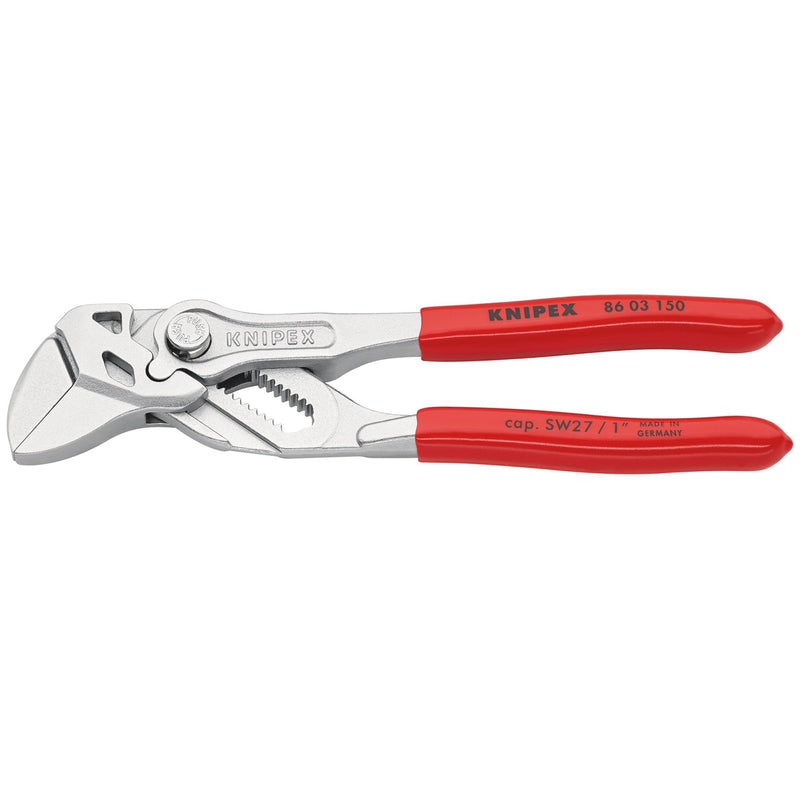 KNIPEX 86 03 150 SB Pliers Wrench, 150mm - DR-09452 - KNIPEX - Trade Counter Direct
