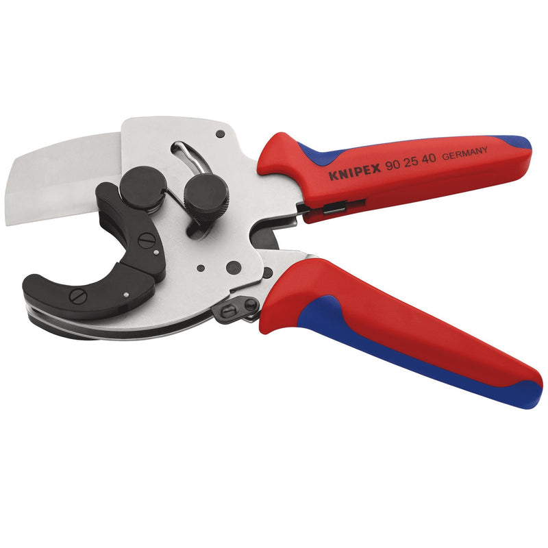 KNIPEX 90 25 40 Pipe Cutter for Composite and Plastic Pipes, 210mm - DR-67102 - KNIPEX - Trade Counter Direct
