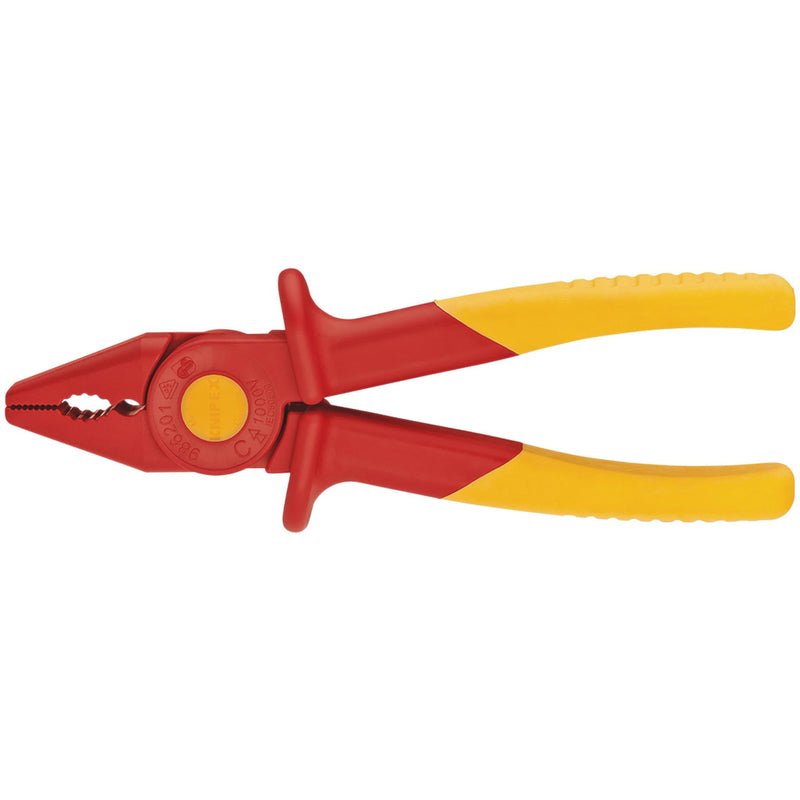 KNIPEX 98 62 01 Plastic Flat Nose Pliers, 180mm - DR-06082 - KNIPEX - Trade Counter Direct