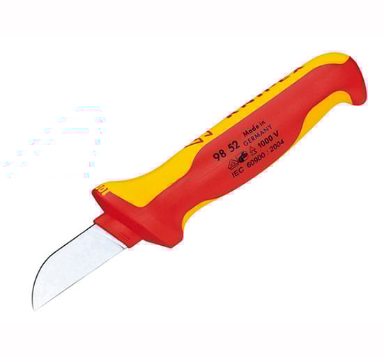 Knipex Cable Knife VDE Insulated - VDE insulated 180mm
