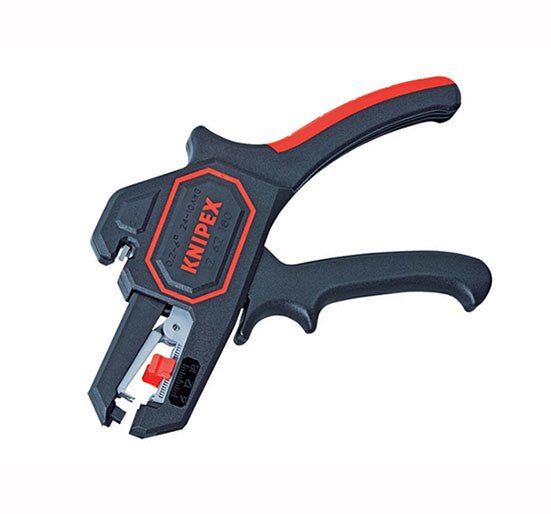 Knipex Self Adjusting Wire Strippers 0.2 - 6mm - PVC Grips 180mm - KPX1262180 - Knipex - Trade Counter Direct