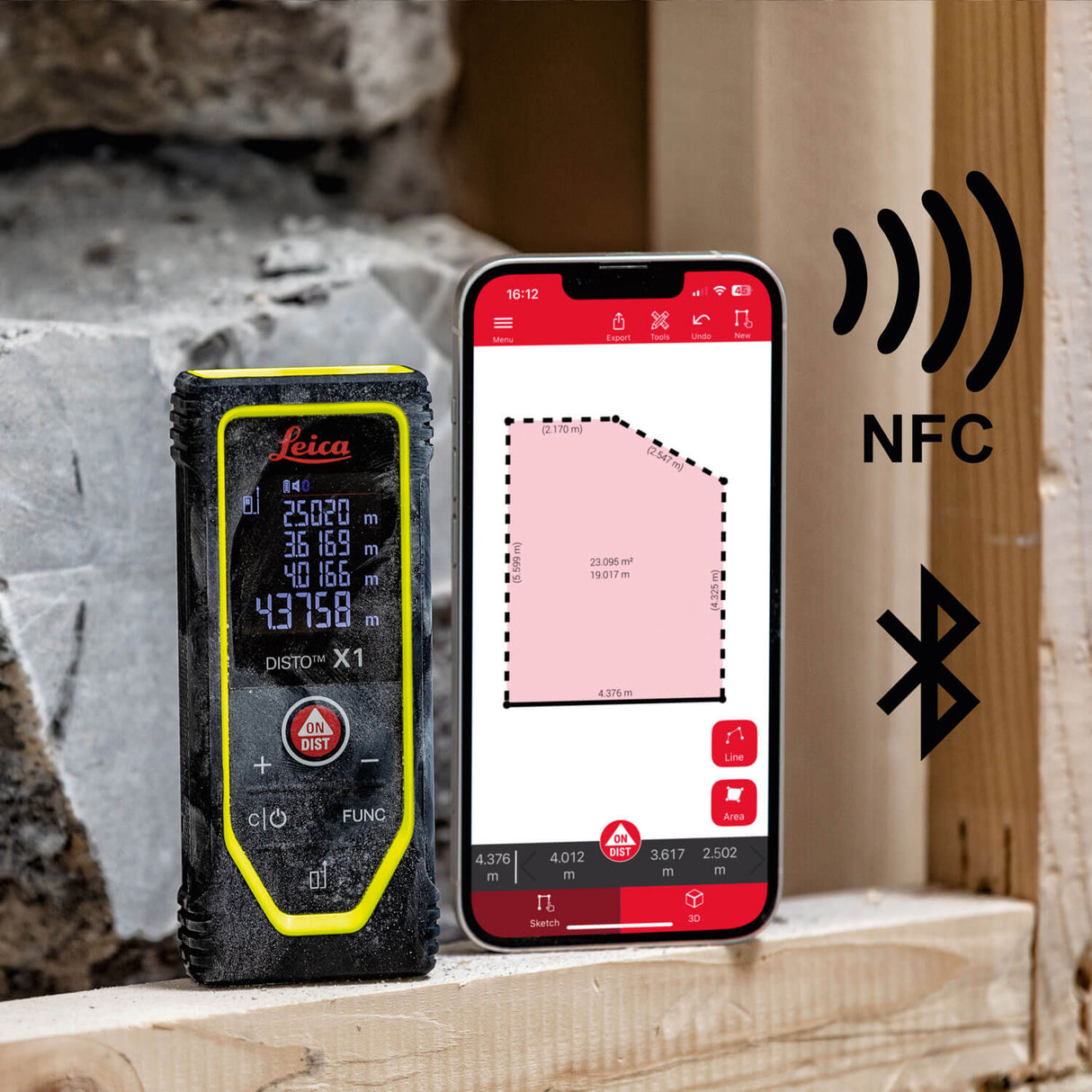 Leica DISTO™ Laser Distance Meter – X1 / D2 Smart / D2G Green Beam - 1017807 - Leica - Trade Counter Direct