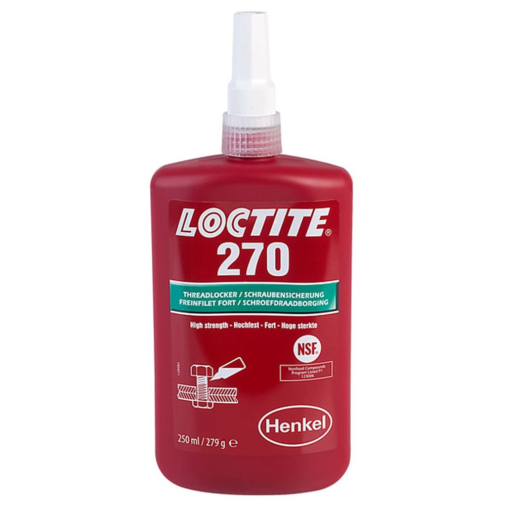 Loctite 270 High Strength Threadlocker - 250ml - LOC270-250 - Loctite - Trade Counter Direct