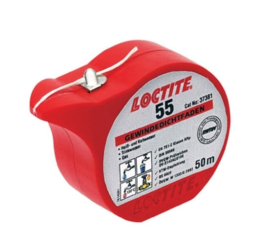 Loctite 55 - 50m Pipe Sealing Cord - Henkel - Size 50m - SEL37372 - Loctite - Trade Counter Direct