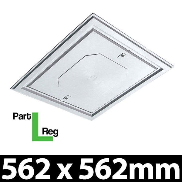 Manthorpe GL260L Loft Hatch 562x562 Access Hatch Part L - GL260L