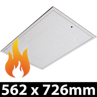 Loft Hatch 562x726 Fire Rated Security Lock Access Panels - Single Hatch - GL281F - GL281F - Manthorpe - Trade Counter Direct
