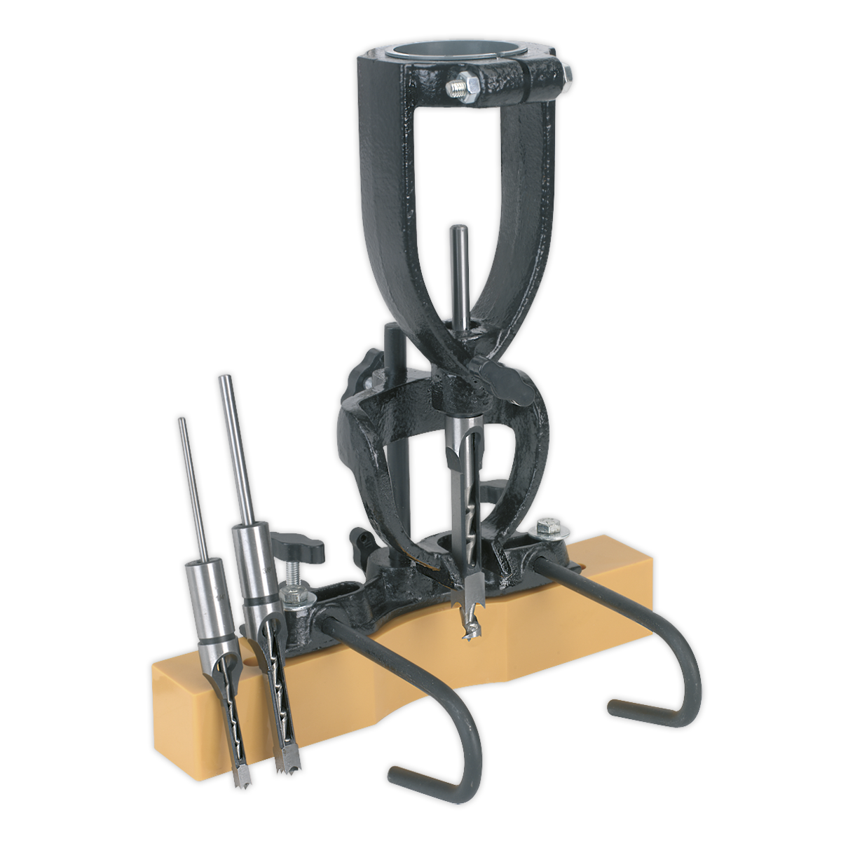 Sealey MA10 Wood Mortising Attachment 40-65mm with Chisels