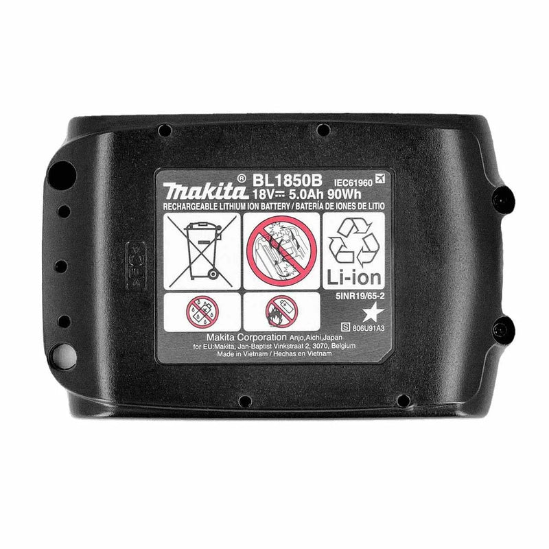 Makita BL1850B 18V LXT 5.0Ah Li - ion Battery - BL1850B - Makita - Trade Counter Direct