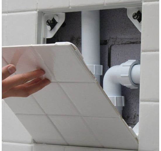 Manthorpe Tile Access Panel GLTAP - 500 (150mm to 465mm) - GLTAP - 500 - GLTAP-500 - Manthorpe - Trade Counter Direct