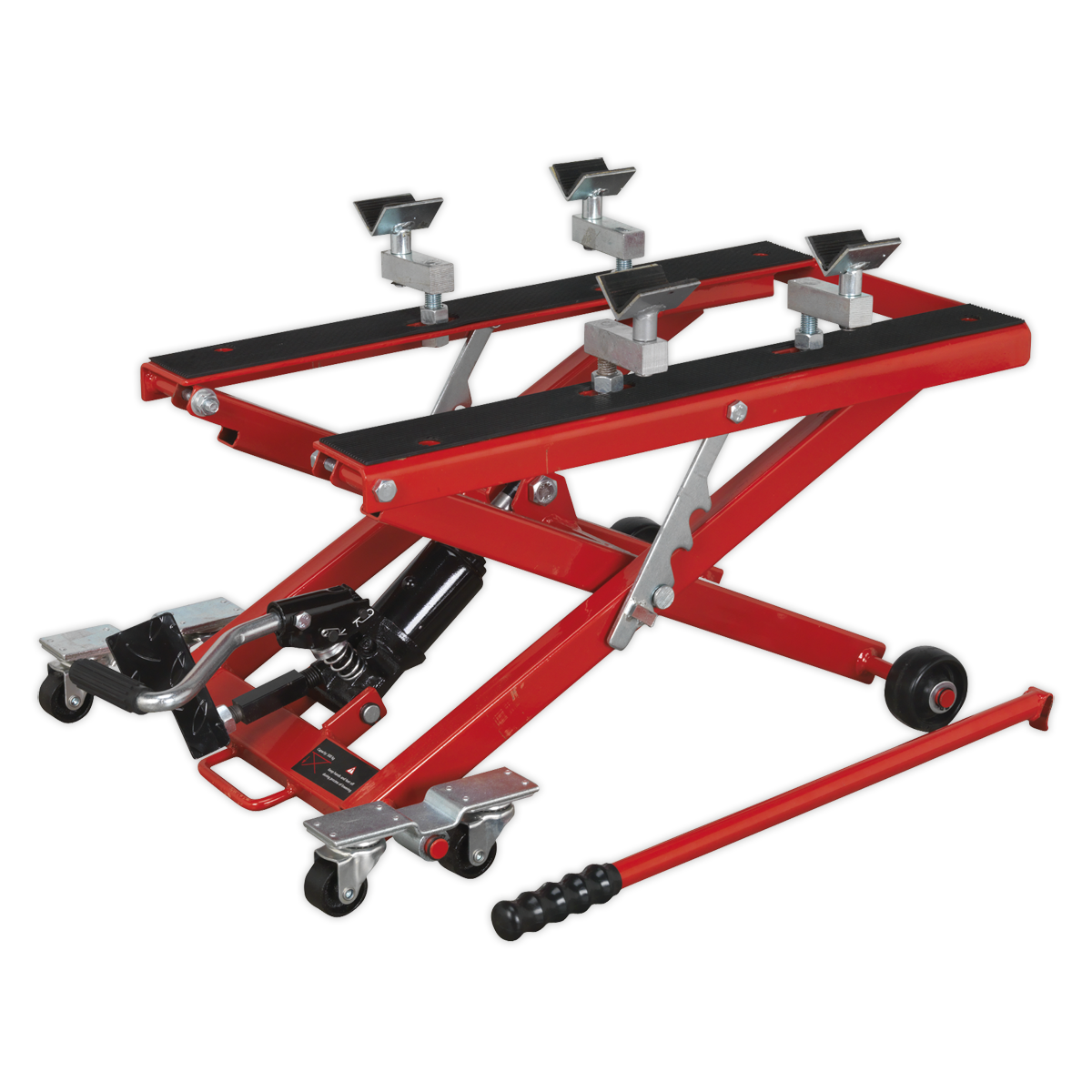 Sealey Motorcycle & Quad Scissor Lift 500kg Capacity Hydraulic