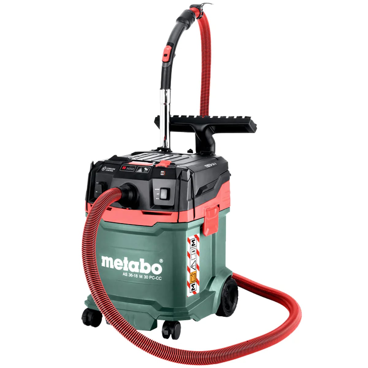 Metabo AS 36-18 M 30 PC CC, M-Class Vacuum Cleaner with Cordless Control, Body Only - 602074850
