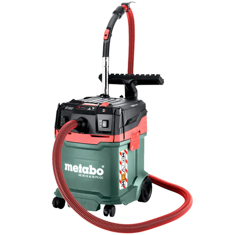 Metabo AS 36 - 18 M 30 PC CC, M - Class Vacuum Cleaner with Cordless Control, Body Only - 602074850 - 602074850 - Metabo Power Tools UK - Trade Counter Direct