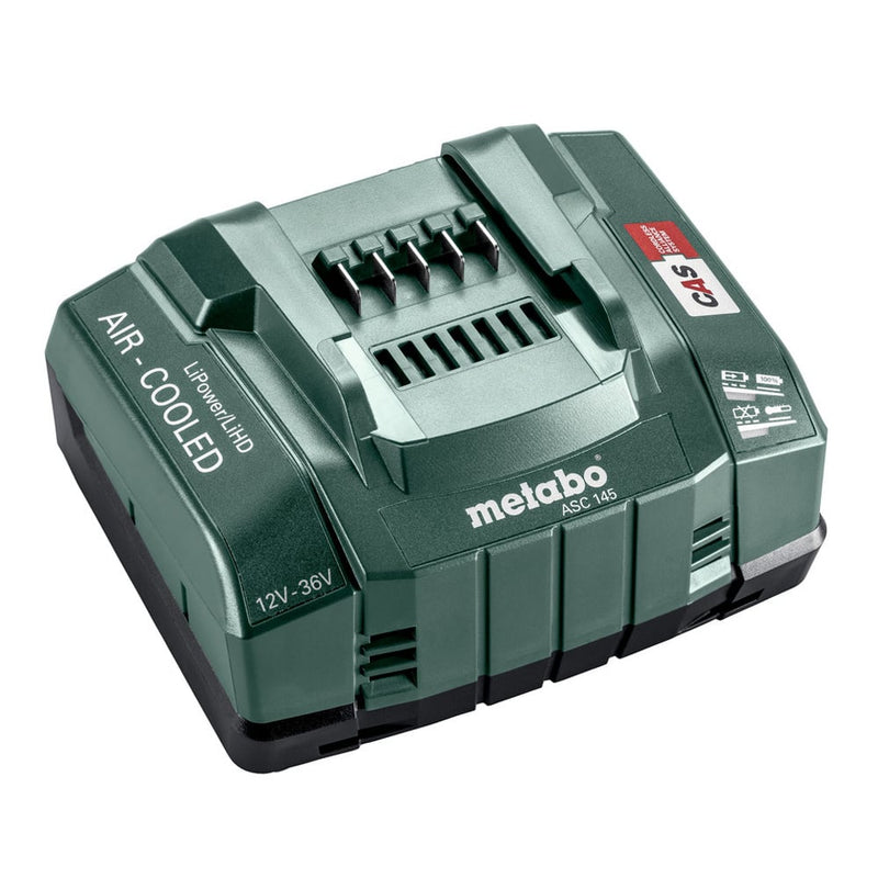 Metabo ASC145 12 - 36V Li - Ion Air Cooled Quick Charger - ASC145 - Metabo Power Tools UK - Trade Counter Direct