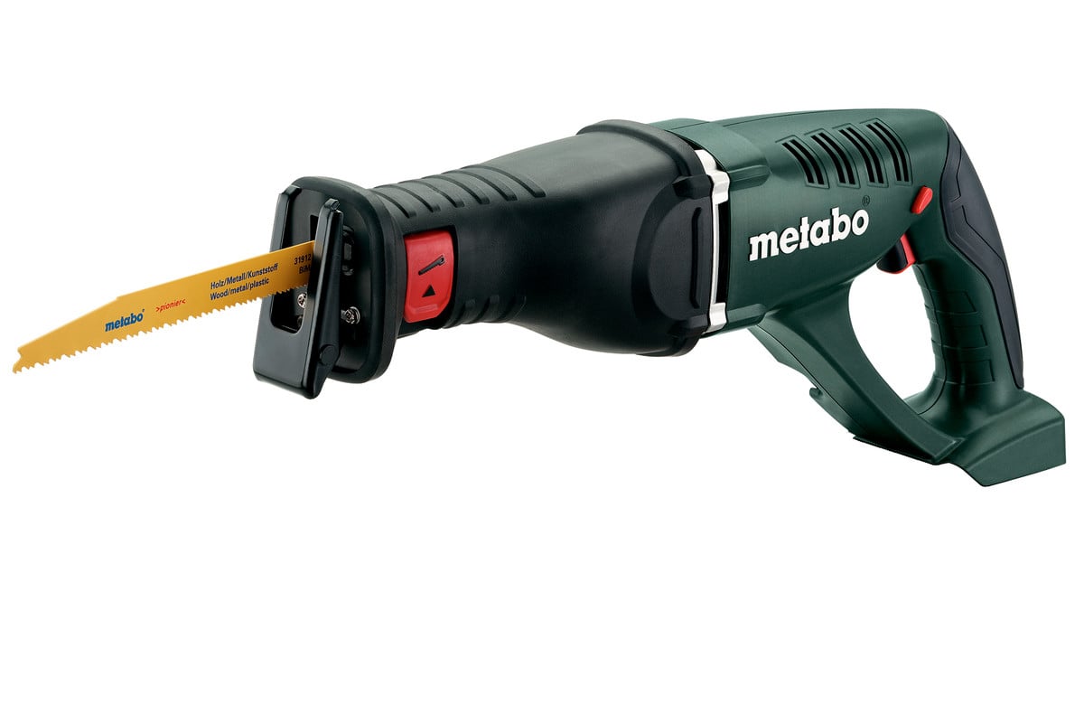Metabo ASE18LTX 18v Recip Saw - Bare Unit - 602269850 - ASE18LTX - Metabo Power Tools UK - Trade Counter Direct