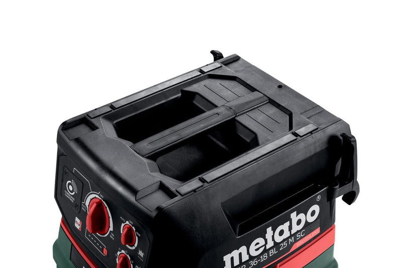 Metabo ASR36 - 18BL25MSC 36 - 18V M - Class Cordless Dust Extractor Bare Unit - 602046850 - ASR36-18BL25MSC - Metabo Power Tools UK - Trade Counter Direct
