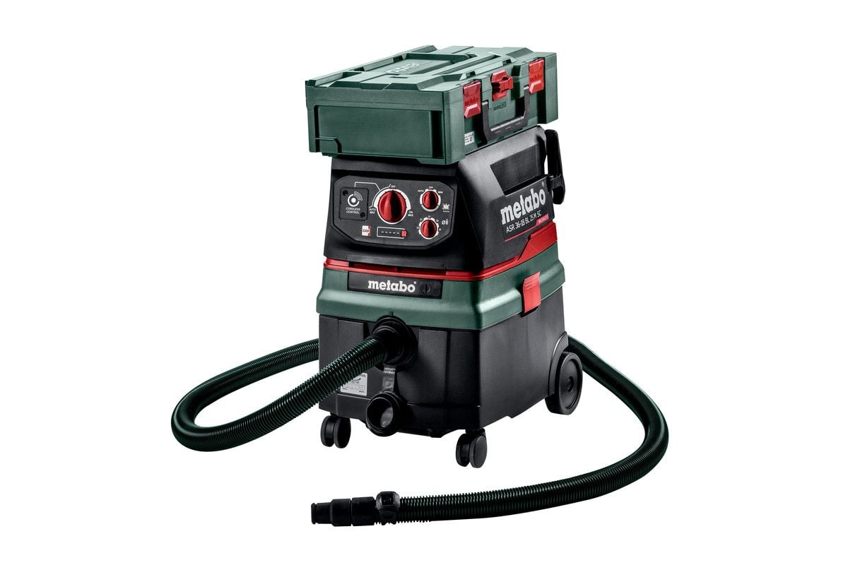 Metabo ASR36 - 18BL25MSC 36 - 18V M - Class Cordless Dust Extractor Bare Unit - 602046850 - ASR36-18BL25MSC - Metabo Power Tools UK - Trade Counter Direct