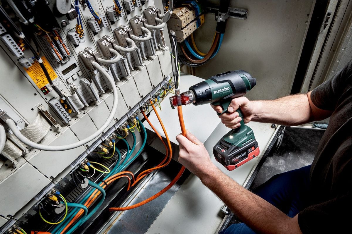 Metabo HG18LTX500 18v Cordless Heatgun Bare Unit + MetaBOX 610502840 - HG18LTX500 - Metabo Power Tools UK - Trade Counter Direct