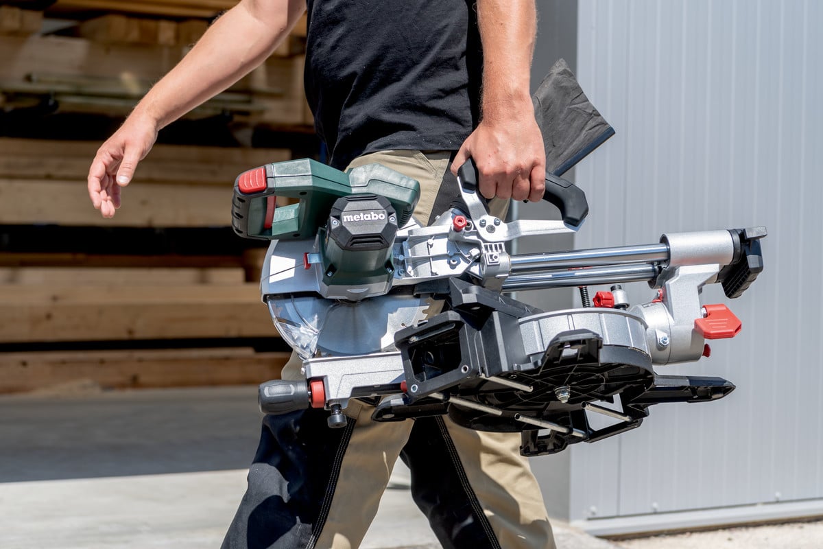 Metabo KGS 18 LTX BL 216, Brushless 8" Crosscut Mitre Saw, Body Only - 614216850 - 614216850 - Metabo Power Tools UK - Trade Counter Direct