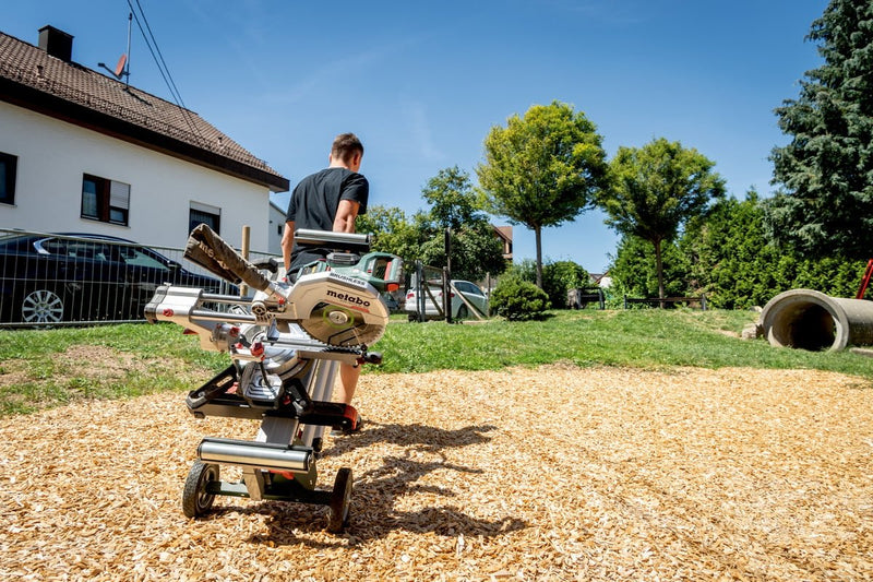 Metabo KGS 18 LTX BL 305, Brushless 12" Double bevel Cross Cut Mitre Saw, Body Only - 614305850 - 614305850 - Metabo Power Tools UK - Trade Counter Direct