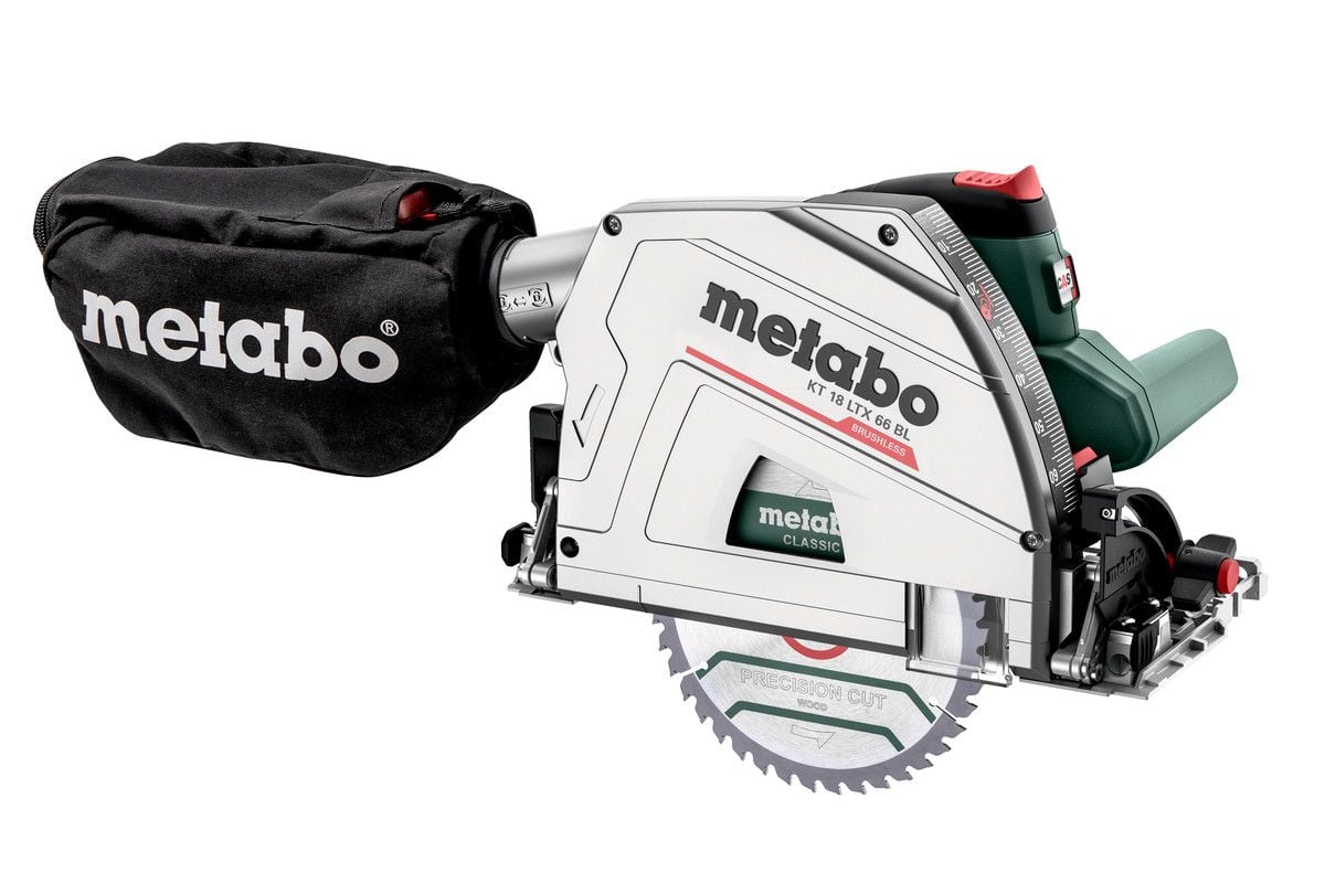Metabo KT18LTX66BL 18V 165mm Plunge Cut Circular Saw Bare Unit + MetaBOX 601866840 - KT18LTX66BL - Metabo Power Tools UK - Trade Counter Direct