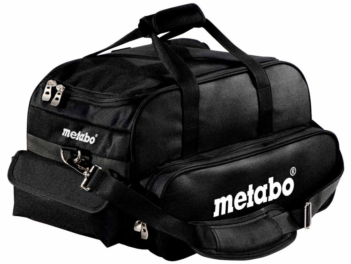 Metabo Limited Edition Black Canvas Tool Bag - 460 x 260 x 280mm - TOOLBAG-BLACK - Metabo Power Tools UK - Trade Counter Direct