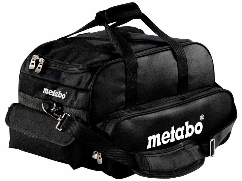 Metabo Limited Edition Black Canvas Tool Bag - 460 x 260 x 280mm - TOOLBAG-BLACK - Metabo Power Tools UK - Trade Counter Direct