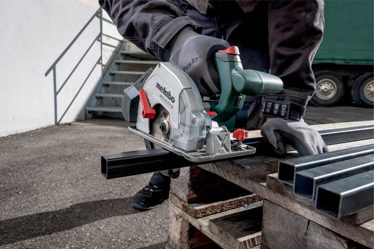 Metabo MKS18LTX58 18V Metal Cutting Circular Saw Bare Unit + MetaBOX - 600771840 - MKS18LTX58 - Metabo Power Tools UK - Trade Counter Direct